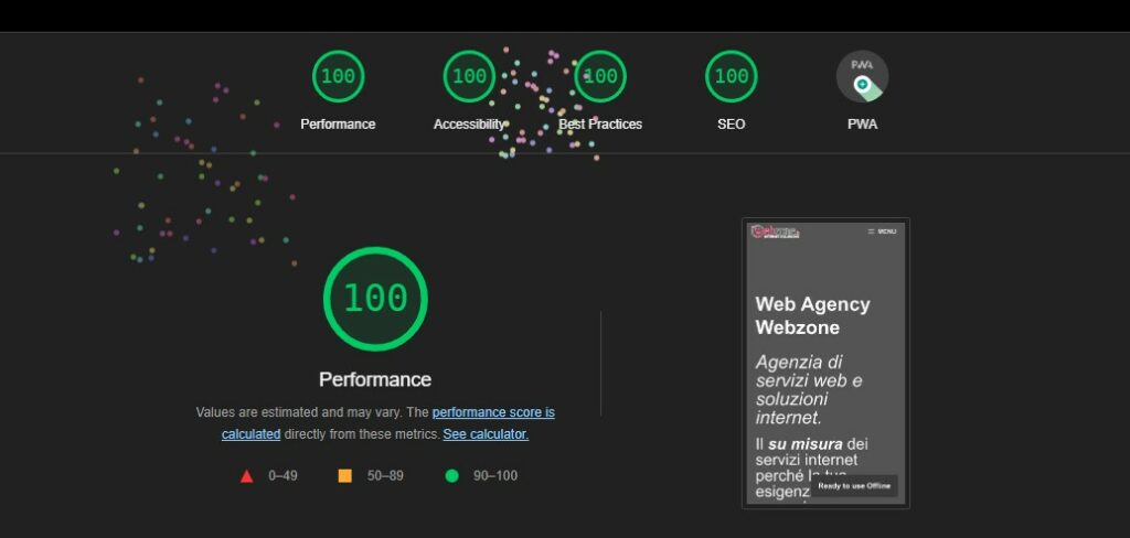 PageSpeed fuochi d'artificio
