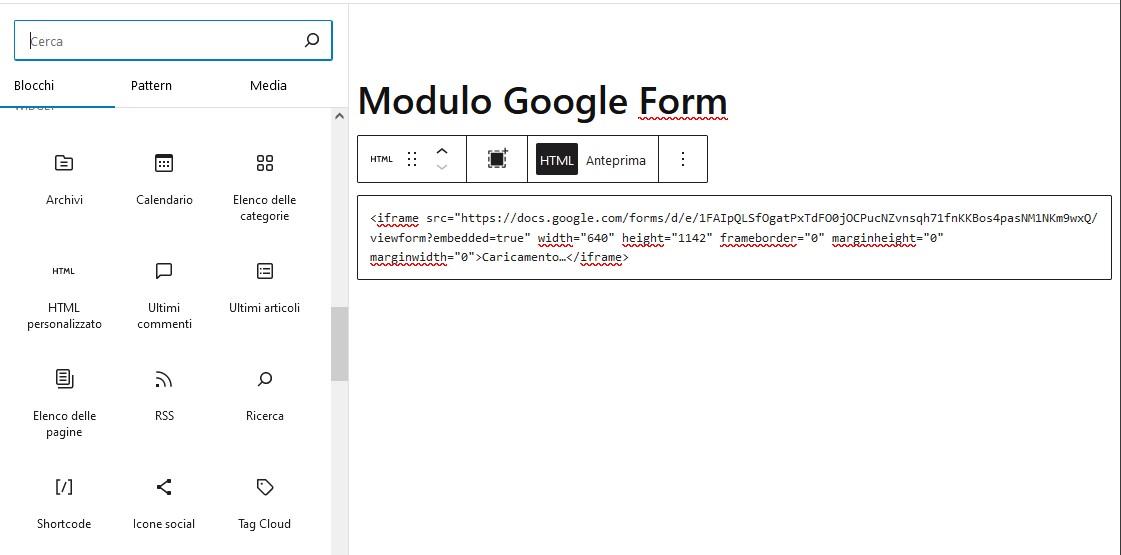 Come aggiungere Google Forms su WordPress 5 Google Forms integrazione