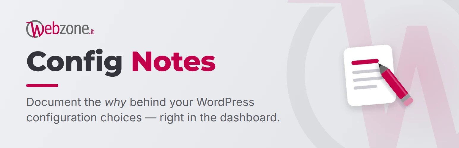 webzone config notes